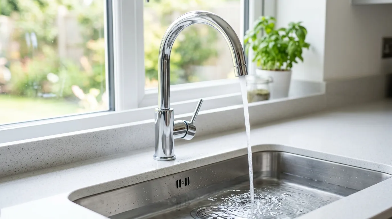 Local Plumbing Master Pros same day plumber fixing a faucet in Stewartville, AL